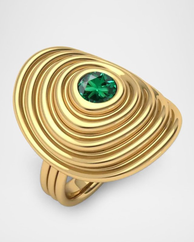 18K Universum Ring with Emerald